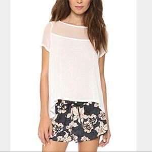 NWT ELIZABETH & JAMES downing blouse - XS